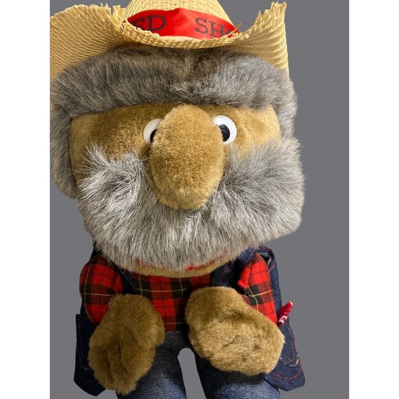 ShotGun Red Plush Doll Grandpa Cowboy Hee Haw Nashville Signed Collectible - Picture 7 of 16